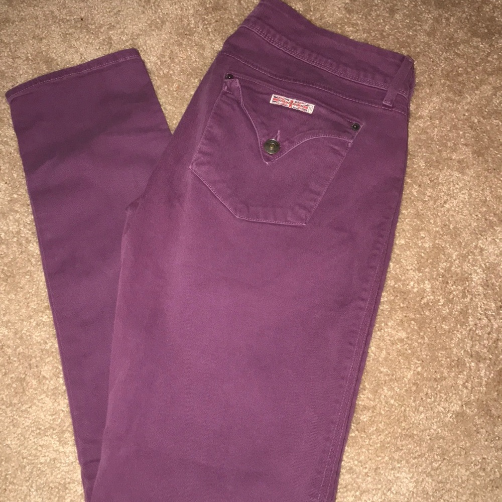 Purple Hudson skinny jeans 29